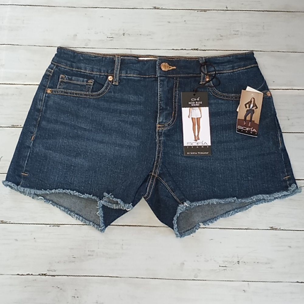 Sofia Vergara Chi Mid-Rise Shortie Shorts Size 2